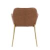 Daniella - Contemporary Dining Chair (Set of 2) - Gold / Camel - Image 5