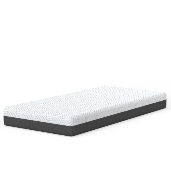 Pur Chill - 8" Twin Long Firm Mattress With Phase Change Cooling Fabric - White / Gray