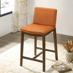 Shannon - Counter Chair - Burnt Orange