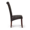Cosmopolitan - Deluxe Tufted Parson Chair (Set of 2) - Tanners Brown - Image 3