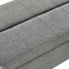Twin Size Folding Ottoman Sleeper Bed With Convertible Mattress - Dark Gray - Image 21