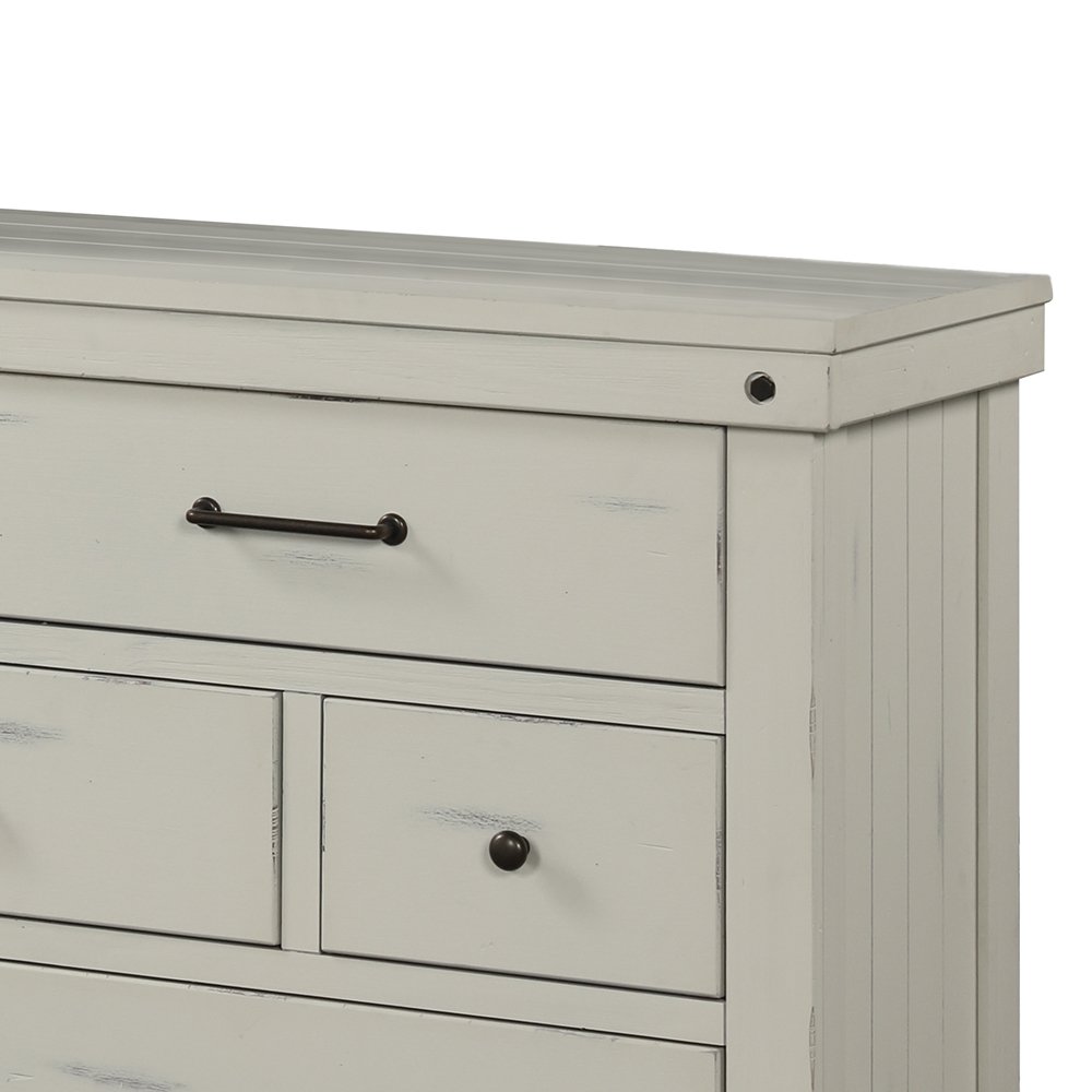 7 Drawer Dresser - White - Image 6