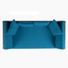Ottavio - Convertible Sofa Daybed With Water Resistant Cushions - Gray / Teal - Image 11