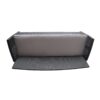 Thalassa - Outdoor 3 Seater Sofa With Water Resistant Cushion - Gray / Black - Image 7
