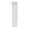 Wall Mounted Bathroom Storage Cabinet With Mirror, Medicine Cabinet With Height Adjustable Shelf, Over The Toilet Space Saver Cabinet - White - Image 14