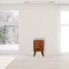 4 Drawer Multi Bedside Table - Chestnut - Image 12