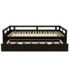Extending Daybed With Trundle, Daybed With Trundle - Espresso - Image 15