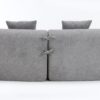 4 Seater Sofa With Chenille Fabric, 30D, 60 Hardness Full Sponge, 4 Pillow For Living Room, Home Furniture Sleeper Sectional Sofa For Apartment - Gray - Image 7