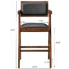 Athena - Counter Chair - Black / Brown - Image 14