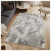 Geometrix - 5'3" X 7'3" Area Rug & Geometric 3D Effect - Ivory / Gray - Image 2