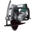Portable Electric Corded Circular Concrete Saw 14" Wet / Dry Cutter 2600W Green Steel With Water Line & Guide Roller - Green - Image 7