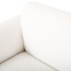 Sway - Upholstered Loveseat With Wood Legs And Round Arms - White - Image 13