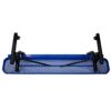 6' Outdoor Steel Bench With Backrest - Blue - Image 3