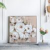 Square Framed Wall Art Flower Canvas Print, Home Decor For Living Room Kitchen Foyer Office - Multicolor - Image 7