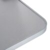 Folding Dog Pet Grooming Table Stainless Steel Frame Rubber Mat On Board With Adjustable Arm And Clamps, Pet Dog Cat Grooming Table - Silver Gray - Image 7