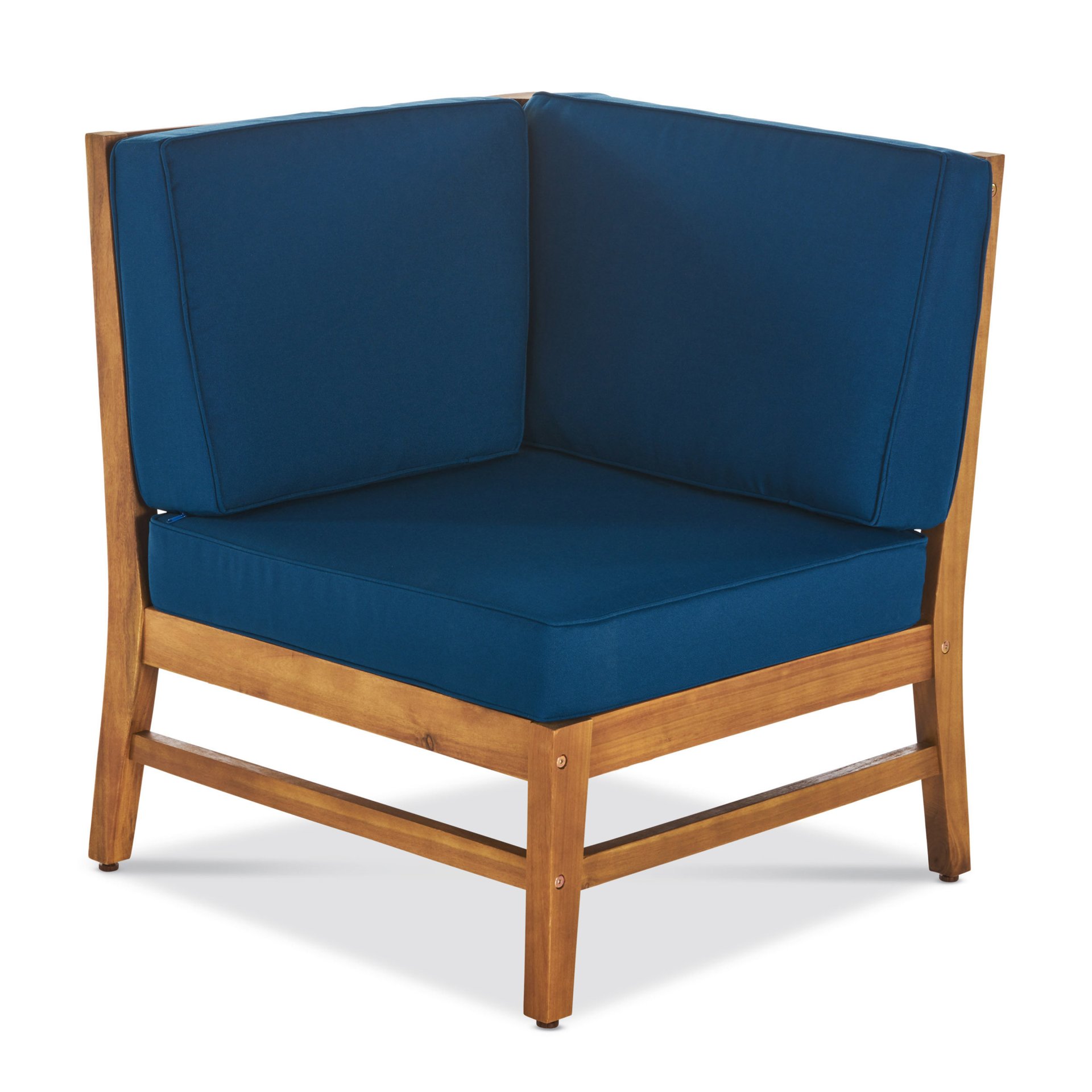 Perla - 5 Pieces Sofa Set - Blue - Image 12