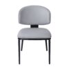 5 Pieces Modern And Metal Dining Set - Gray / Black / Walnut - Image 5