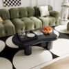 Cloud Shaped, Coffee Table For Living Room - Matte Black - Image 3