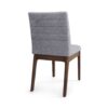 Mid Century Modern Dining Chair (Set of 2) With Channel Stitching - Dark Gray - Image 8