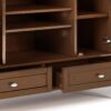 Warm Shaker - Handcrafted TV Media Stand - Russet Brown - Image 4