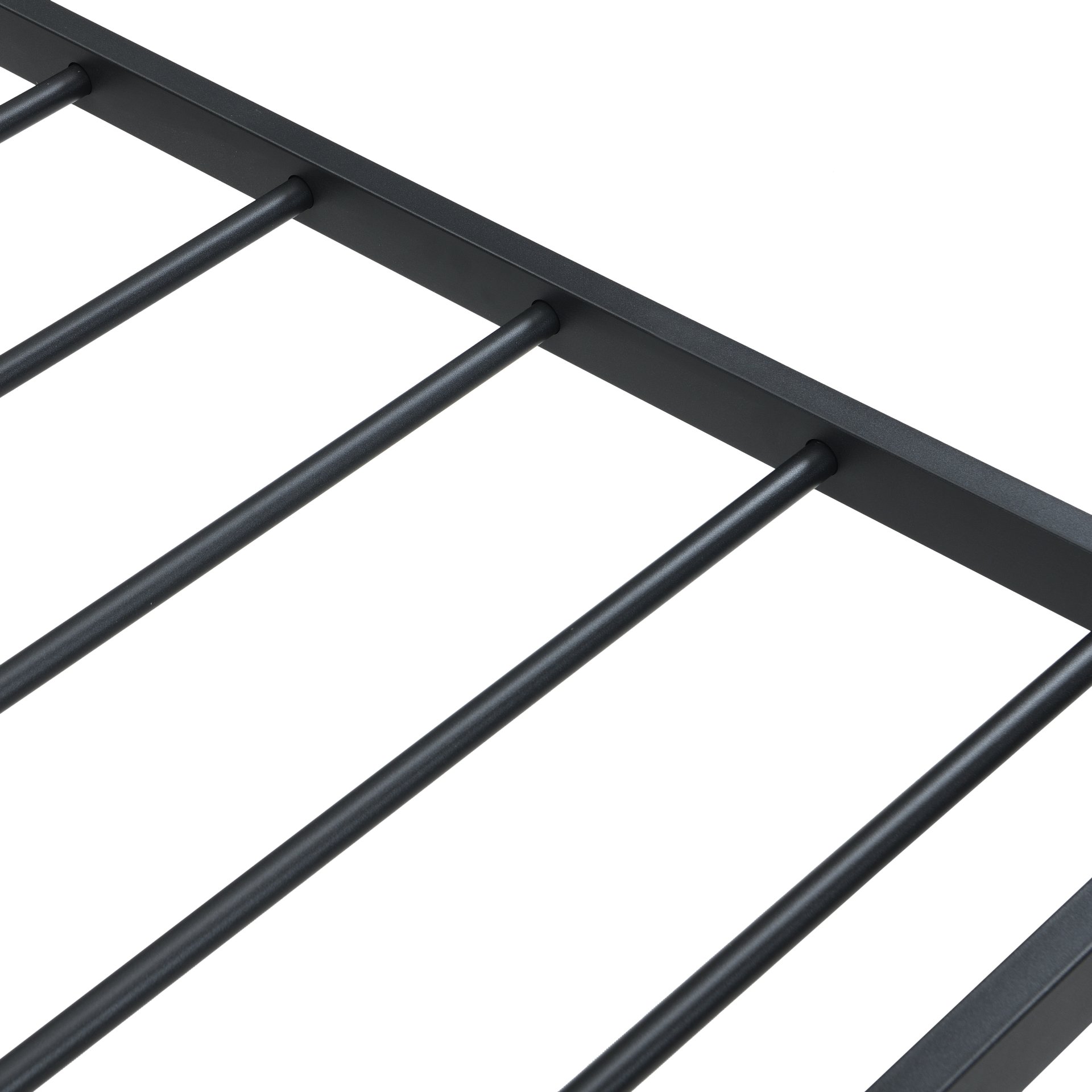 Twin Size Bed Frame With Quiet Support - Black - Image 8