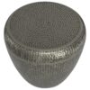 Preston - Metal Side Table - Antique Silver - Image 4