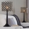 Jasper - Contemporary Buffet Lamp (Set of 2) - Matte Black / Clear Crystal - Image 5