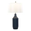 Stella - Contemporary Table Lamp - Gloss Dark Blue / White - Image 2