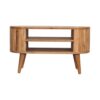 Stripe Media Unit - Oak - Image 8