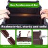 Raised Garden Beds Outdoor, Planter Boxes Outdoor For Vegetables, Flowers, Herbs, Garden Box With Drain Outlet, Heat And Frost Resistant Planters - Black / Brown - Image 6