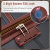 20" Luggage 1 Piece With Tsa Lock, Lightweight Suitcase Spinner Wheels, Carry On Vintage Luggage - Black - Image 4