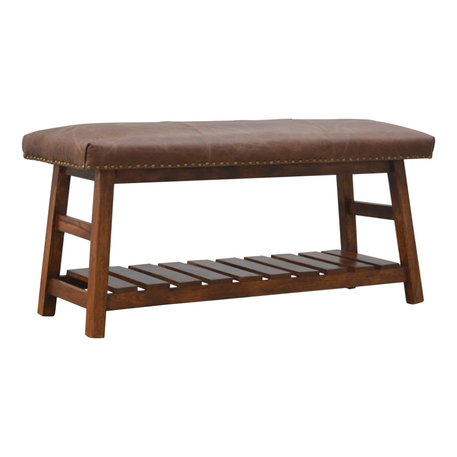 Buffalo - Hide Hallway Bench - Brown - Image 4