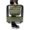 4 Piece Folding Outdoor Chair With Storage Bag, Portable For Camping, Picnics, Fishing - Green - Image 9