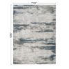 Geometrix - 7'10" X 10'6" Area Rug & Geometric / 3D Effect - Ivory / Gray - Image 3