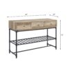 Brantley - Sofa Table - Oak / Sandy Gray - Image 6