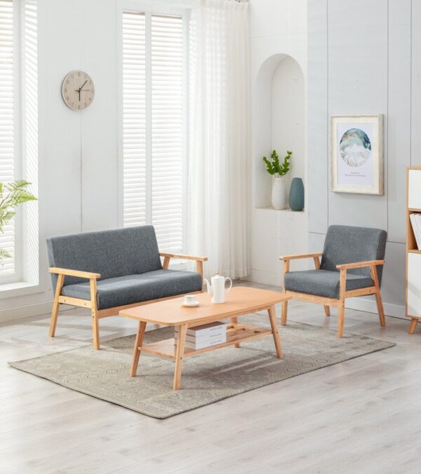 Bahamas - Coffee Table, Loveseat And Chair (Set of 3) - Gray