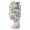 Cement Bust Wall Planter Indoor Outdoor Home Garden Decor - Gray - Image 10