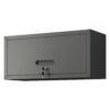 Heavy Duty, Metal Wall Mounted Tool Storage Cabinet Steel Metal Garage Storage Cabinet - Black / Gray - Image 4