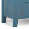 Acadian - Entryway Storage Bench - Distressed Coastal Blue - Image 8