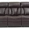 Comfortable Reclining Sofa - Dark Brown - Image 2