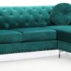Pompano - Sofa Chaise - Green - Image 9