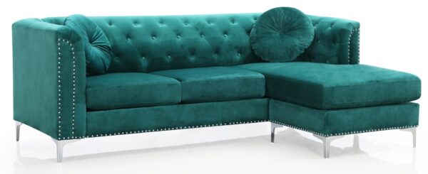 Pompano - Sofa Chaise - Green