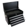 6 Drawer Lockable Tool Cabinet On Wheels Steel Rolling Tool Chest With Detachable Toolbox, 2 In 1 Garage Workshop Storage Organizer With 4 Universal Casters - Black - Image 16