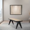 Keira - Bench - Black / Rattan - Image 7