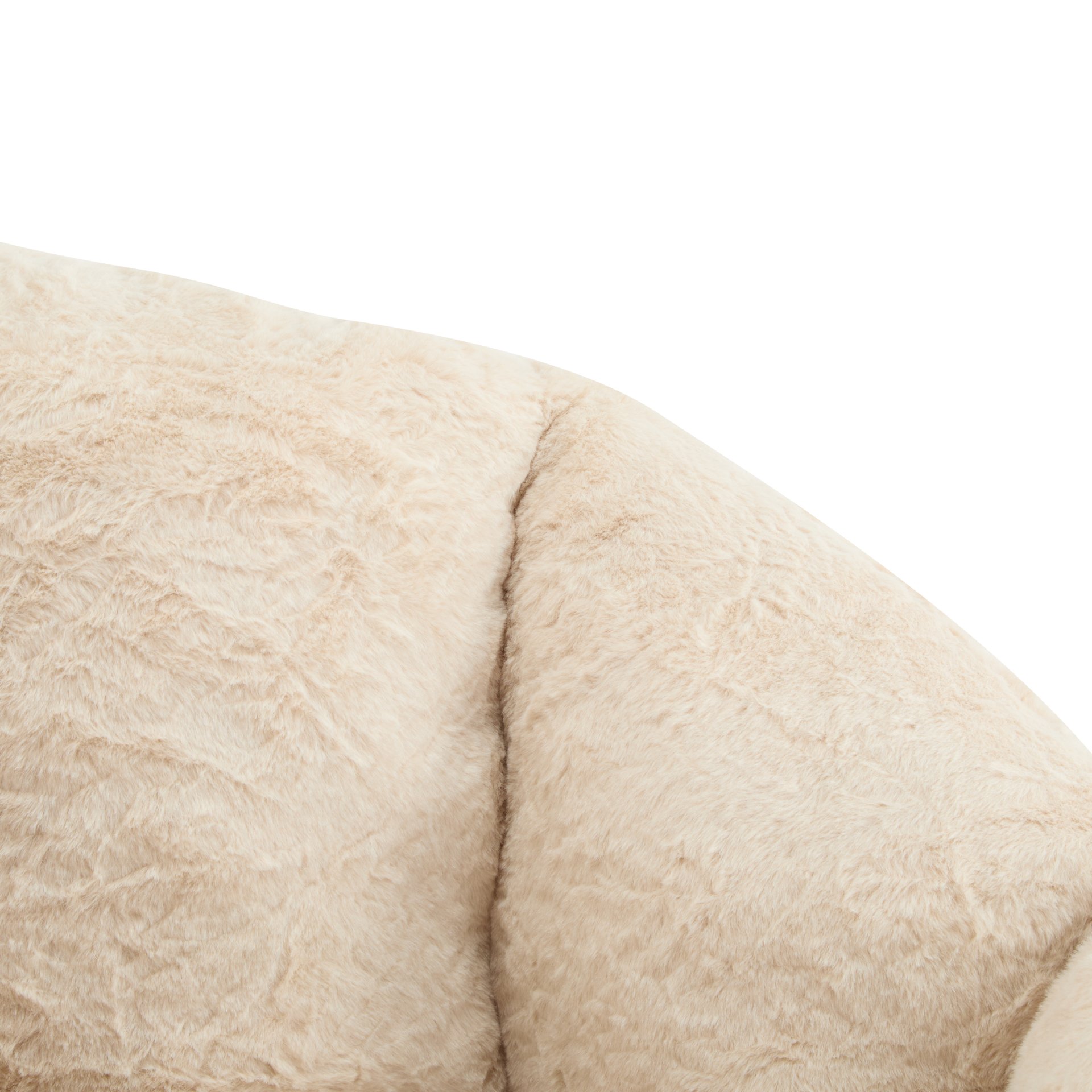 Albi - Indoor Cozy Armchair Style Bean Bag - Beige - Image 11