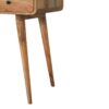 Curved Writing Desk - Oak - Image 7