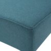 Contemporary Loveseat With Upholstered Fabric And Birch Wood Legs - Teal - Image 15