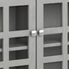 Acadian - Entryway Storage Cabinet - Fog Gray - Image 9