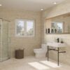 31.5" Ceramic Vanity Sink With Overflow Frame Console Basin For Bathroom - White - Image 4