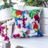 Tropical Parrot Outdoor & Indoor Pillow With Solarium - Multicolor - Image 2